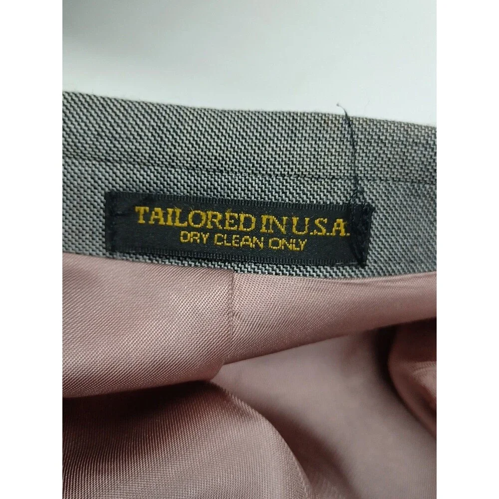 Vtg Sutter & Grant Mens Jacket Blazer Sz 52L Sport Coat Gray 2 Button